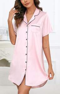 <span class=keywords><strong>Camicia</strong></span> <span class=keywords><strong>da</strong></span> <span class=keywords><strong>notte</strong></span> in raso <span class=keywords><strong>da</strong></span> donna <span class=keywords><strong>camicia</strong></span> <span class=keywords><strong>da</strong></span> <span class=keywords><strong>notte</strong></span> con bottone e <span class=keywords><strong>camicia</strong></span> <span class=keywords><strong>da</strong></span> <span class=keywords><strong>notte</strong></span> in seta <span class=keywords><strong>da</strong></span> donna - Product Image 2