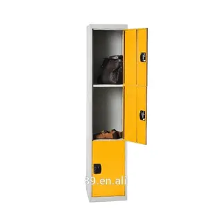 Bedroom used steel or iron 3 door steel lockers cabinet