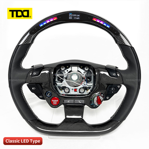 Volante Deportivo TDD LED de Fibra de Carbono para Ferrari F458 488 F12 F, Volante Personalizado de Fibra de Carbono Genuina - Product Image 2