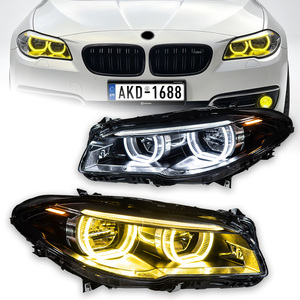 AKD 자동차 스타일링 헤드 램프 BMW F10 헤드라이트 2010-2016 520i 525i 530i F11 <span class=keywords><strong>LED</strong></span> 헤드라이트 프로젝터 DRL 자동차 액세서리 - Product Image 1