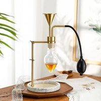 Botol Parfum Wangi Minyak Atsiri Kopi Model WANJING WJM020, Botol Kaca, Tester Aroma, Alas Marmer, Pompa Semprot