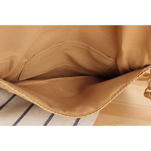 Sac de plage en paille à bandoulière, nouveau modèle populaire, tissé à la main, accessoire de voyage estival - Product Image 5