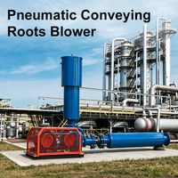 Industrielles Automatisches Hocheffizientes Elektrisches AC-Pneumatisches Fördersystem mit Roots-Gebläse für Vakuumtransport von Pulver und Granulat