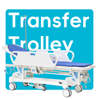 Nouveau chariot patient médical de transfert de civière de transfert manuel de YXZ-E-1 de conception