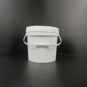 Seau en plastique rond avec couvercle personnalisé, vente directe, blanc, capacité <span class=keywords><strong>5L</strong></span>, couvercles pour seau en plastique - Product Image 5