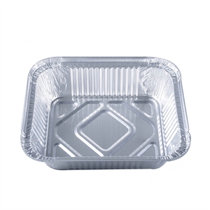 กล่องอลูมิเนียมฟอยล์แบบใช้แล้วทิ้ง500มล. สำหรับใส่อาหารถาดอบอาหารเกรด RE3G ออกแบบได้ตามต้องการ - Product Image 2