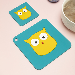 Thảm Để Bàn Chống Trượt Bảo Vệ Họa Tiết Hình Vuông Thảm Chịu Nhiệt Nồi Tấm Cách Nhiệt Silicon Thiết Thực Đơn Giản - Product Image 2