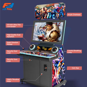 Juegos recreativos Equipo de arcade Máquina de juegos de lucha de Arcade retro que funciona con monedas Máquina de arcade <span class=keywords><strong>Street</strong></span> <span class=keywords><strong>Fighter</strong></span> - Product Image 4