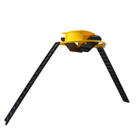 Piège à souris sans cruauté à réinitialisation automatique Nouvelle conception carrée en ABS pour une utilisation en intérieur et en extérieur dans le jardin Solution solide de capture de souris et de rats