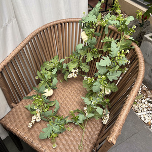 Artificial Green Vines With White Berries 100cm-200cm Multi Piece Package For Christmas Home <b>Decor</b> <b>Wall</b> Hanging Silk <b>Flower</b> - Product Image 2