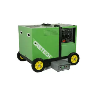 GWE Generator Gas Kecil Portabel, 5KW Senyap Generator Gas Alami LPG untuk Penggunaan Di Rumah