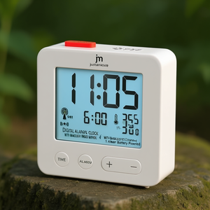 Sveglia JUSTAMINUTE Multifunzione radiocontrollata Bianco JD9031B - Product Image 2