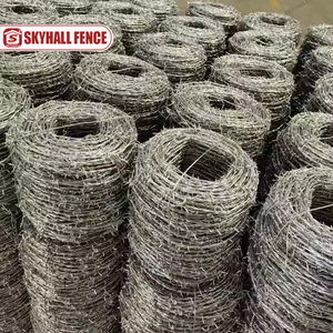 4จุด2ยืนลวดบิดลวดหนามชุบสังกะสีสำหรับฟันดาบ - Product Image 4