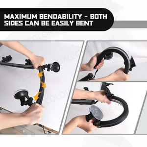 Luz LED Estroboscópica de Emergencia para Coche, Lámpara de Advertencia 2 en 1, 3030, Barra de Parabrisas SMD, <span class=keywords><strong>Asesor</strong></span> de Tráfico Automático, Accesorios de 12V-24V, 96 LED - Product Image 4