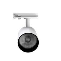 La voie monophasée de 220V Dimmable LED allume la goulotte de barre omnibus en aluminium 3W 24W 3000K conception moderne blanche de bureau et de centre commercial de 36 degrés