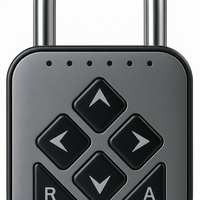 Candado Inteligente con Código Direccional BBDHOME, Candado Electrónico de Combinación a Prueba de Agua IP67 para Exteriores