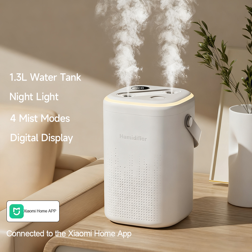New Portable USB Battery Rechargeable 4000mAh 4 Mist Modes Personal Mini Humidifier with Intelligent Control Smart APP