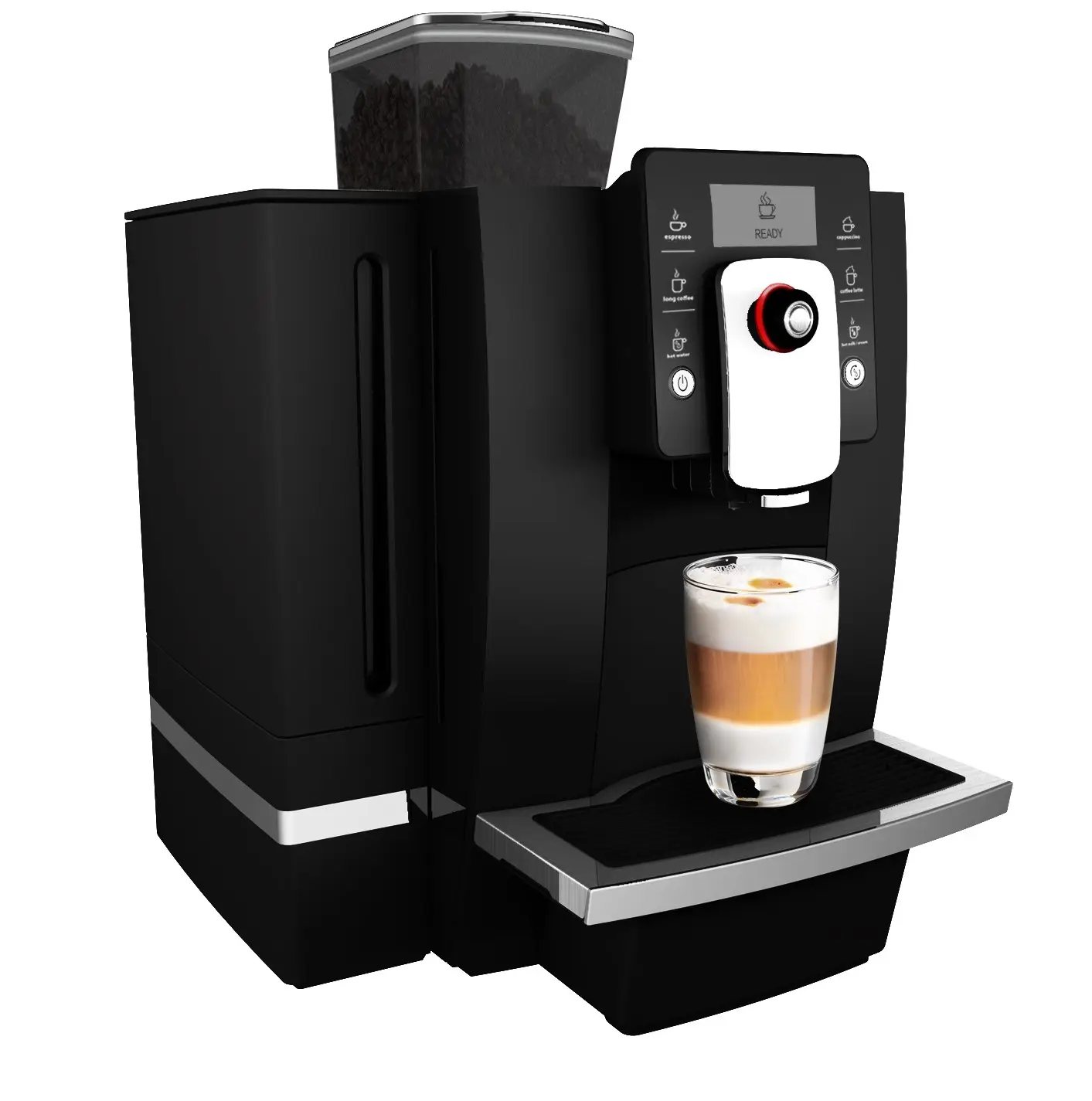 デュアルミルク泡立て器ユニットを備えた最高品質の多機能ドイツコーヒーマシン