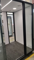 Cabine insonorisée portable moderne pour l'école, modulaire, réduction du bruit de 32 dB, pour l'enregistrement à domicile, le bureau, la cabine téléphonique, le streaming en direct, le studio