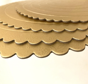 Оптовая продажа, золотые доски для тортов, 12, 10 дюймов, круглые доски для тортов - Product Image 5