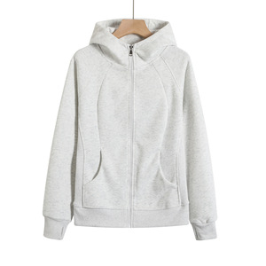 Nuovo abbigliamento sportivo con Zip caldo di alta qualità con <span class=keywords><strong>cappuccio</strong></span> Slim-Fit spesse felpe da corsa felpe da palestra per Unisex - Product Image 5