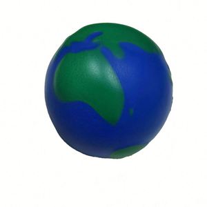 Factory Supply Earth Globe Shape Stress Ball PU Soft Foam Promotional Ball - Product Image 4