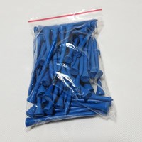 Tees de golf en bois durables en gros d'usine, logo personnalisé, couleurs assorties, 54, 70, 83 mm