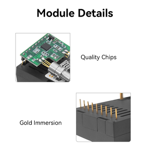 Módulo Óptico Integrado GIANTECH 1X9, Puerto de 1.25G y 20KM, Monomodo, Doble Fibra, 1310NM, Módulo Transceptor Industrial FC POE - Product Image 2