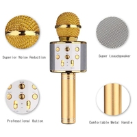 Microphone portable à main, microphone de karaoké pour chanter, super cadeau pour les enfants, jouets pour filles, garçons, adultes, tous âges