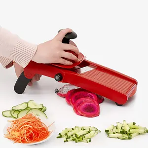 Mutfak ayarlanabilir bıçakları mandoline sebze soğan halkaları kesici domates dilimleyici makinesi