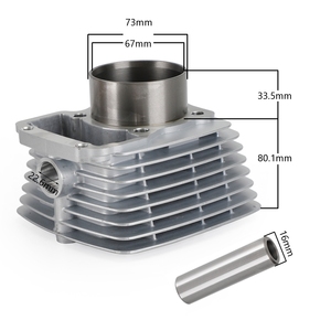 Комплект поршневых прокладок цилиндра 250cc 67 мм CG250 167FMM китайский внедорожник TaoTao - Product Image 2