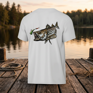 Camiseta de Pesca para Niños, Talla Grande, Ligera, de Secado Rápido, Impermeable, Transpirable, con Protección Solar UPF 50+, Estampada, para Verano y Actividades al Aire Libre - Product Image 4