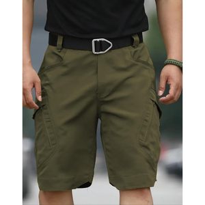 Pantalones Cortos Tácticos para Hombre, Duraderos, de Secado Rápido, Ligeros, para Senderismo y Actividades al Aire Libre, Sin Cinturón - Product Image 3