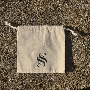 High Quality Recyclable Organic Cotton <b>Drawstring</b> <b>Pouch</b> Bag Reusable Portable Dust <b>Drawstring</b> Bag - Product Image 3
