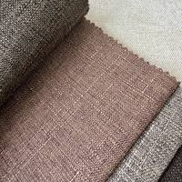 Tissu de canapé en lin teint, modèle 2026 le plus vendu, technique de tissage, antistatique, durable, pour housse de coussin et chaise