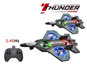 Aereo Telecomandato da Esterno 2.4GHz, Aeroplano RC in Schiuma EPP con Luci e Mantenimento dell'Altitudine - Product Image 1