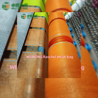 Sacs en filet robustes WELL NET BAG en PE Raschel, respirants, réutilisables, avec cordon de serrage, impression sérigraphique, logo personnalisé, couleur personnalisée