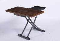 Meubles de maison modernes Table à manger/table basse transformable pliable extensible gain de place en bois