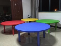 Table Ronde pour Enfants, Bureau pour Enfants, Table et Chaise pour Crèche, École Maternelle, Maison, Jardin