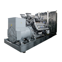 Générateur diesel 800 kVA de type silencieux à châssis ouvert, robuste, avec panneau de commande Smartgen Deepsea, démarrage électrique 24 V CC