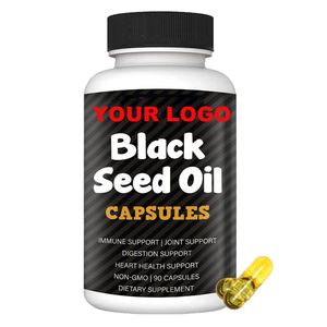 เมล็ดสีดำน้ำมันยาแคปซูลสมุนไพร <span class=keywords><strong>Kalonji</strong></span> เมล็ดไนเจลสำหรับสุขภาพหัวใจ - Product Image 1