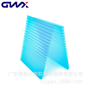 Gwx Pc Sun Panels Double Layer Translucent Polycarbonate Sheets For <b>Canopies</b> And <b>Roofing</b> - Product Image 4