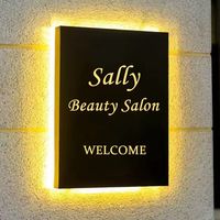 Enseigne lumineuse en acrylique personnalisée, murale, avec éclairage LED, étanche, enseigne publicitaire 3D illuminée pour restaurant, café, boutique, décoration