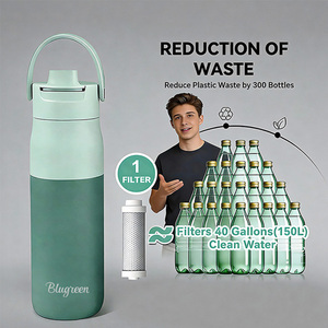 Borraccia Termica Innovativa Senza BPA 680ml/1000ml in Acciaio Inox a Doppia Parete con Filtro al Carbone - Product Image 3