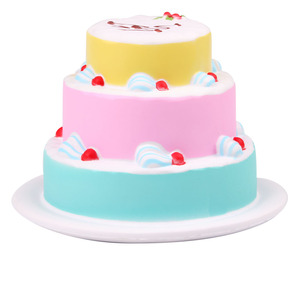 Pu Foam Three Layer Cake Slow <b>Rebound</b> Toy Photo Prop Desk Decoration For Kids 2 To 4 Years Unisex - Product Image 2
