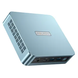 Peladn Business Education Mini Pc Cpu Intel N100 Office Mini Pc Wifi 5.0 Bt4.2 16Gb Ddr4 512Gb Ssd Mini Pc Voor Windows 11/Linux