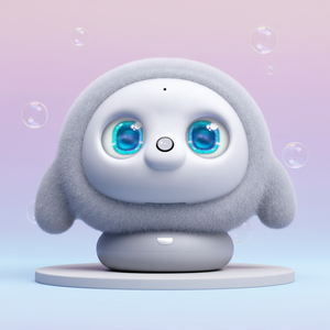 Robot Inteligente <span class=keywords><strong>de</strong></span> Escritorio para el Hogar, Juguete Educativo Interactivo y Emocional, Material <span class=keywords><strong>de</strong></span> Felpa PPcotton, Control por Aplicación, Asistente Personal - Product Image 4