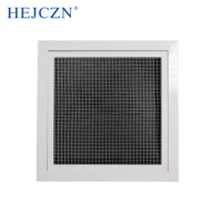 Diffuseur de plafond d'échappement de grille d'air en aluminium d'oeuf pressé carré de Offre Spéciale avec le système de ventilation de la CAHT de coton de filtre