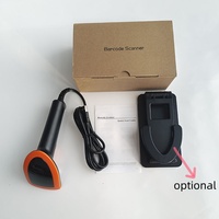 Lector de Códigos de Barras 2D Portátil con Conexión por Cable, Escáner de Códigos QR, Apto para Supermercados