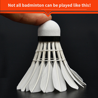 Volant de badminton volant en plumes d'oie badminton